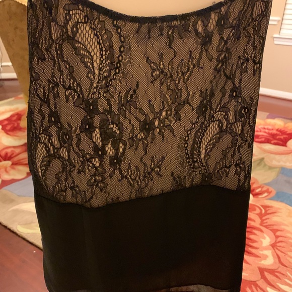 The Loft Spaghetti Strap Lace & Camisole Top - Picture 3 of 7